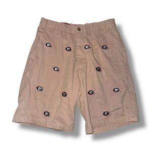 Pennington & Bailes Stadium University of Georgia Embroidered Shorts Sz 30